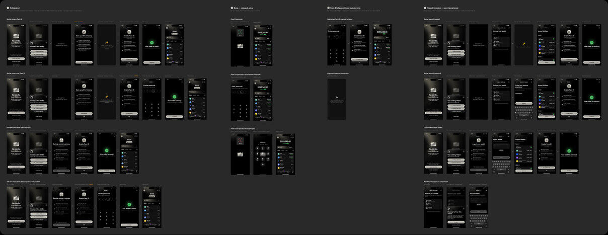 Billion onboarding and wallet creation user flow